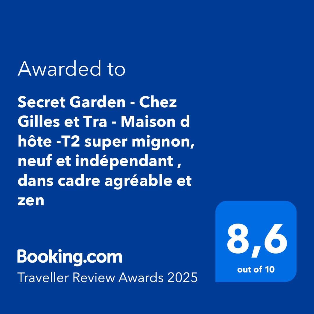 Secret Garden - Chez Gilles Et Tra - Maison D Hote -T2 Super Mignon, Neuf Et Independant , Dans Cadre Agreable Et Zen Valergues Dış mekan fotoğraf